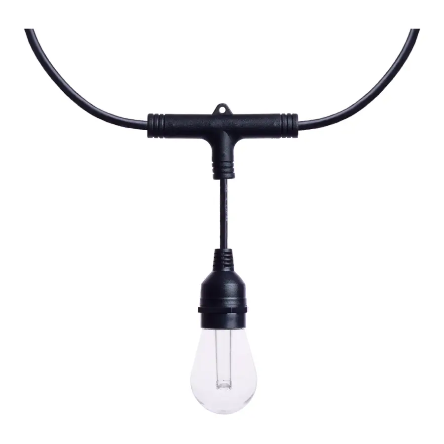 Starfish - 24 Foot LED String Light - 12-S14 Lamps - IOT - RGBTW - Black - 120 Volt - Image 11