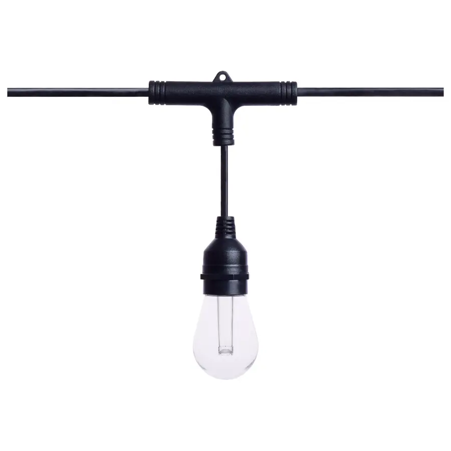 Starfish - 48 Foot LED String Light - 15-S14 Lamps - IOT - RGBTW - Black - 120 Volt - Image 11