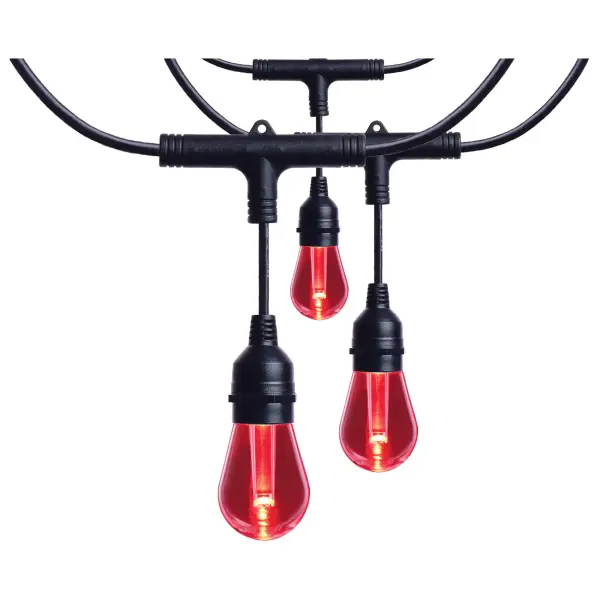 Starfish - 48 Foot LED String Light - 15-S14 Lamps - IOT - RGBTW - Black - 120 Volt - Image 12