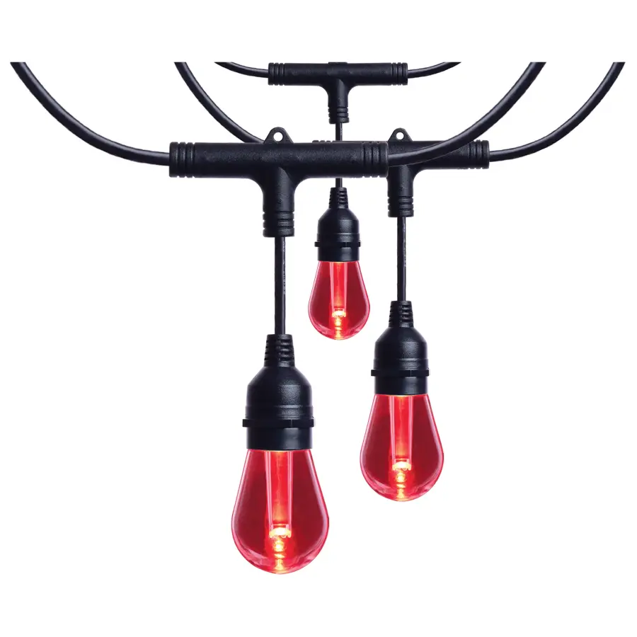 Starfish - 48 Foot LED String Light - 15-S14 Lamps - IOT - RGBTW - Black - 120 Volt - Image 12