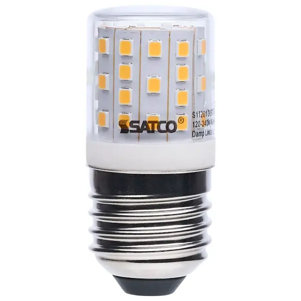 SATCO LED appliance lamps are available in both E26 and E27 bases with a 3000K color temperature, are specifically designed for use in refrigerators and other appliance lighting applications. These energy-efficient lamps provide a soft, warm white light that enhances visibility inside refrigerators and coolers while using a reduced energy consumption. With a long lifespan and reliable performance, SATCO LED appliance lamps are the ideal solution for durable and efficient lighting for appliances.