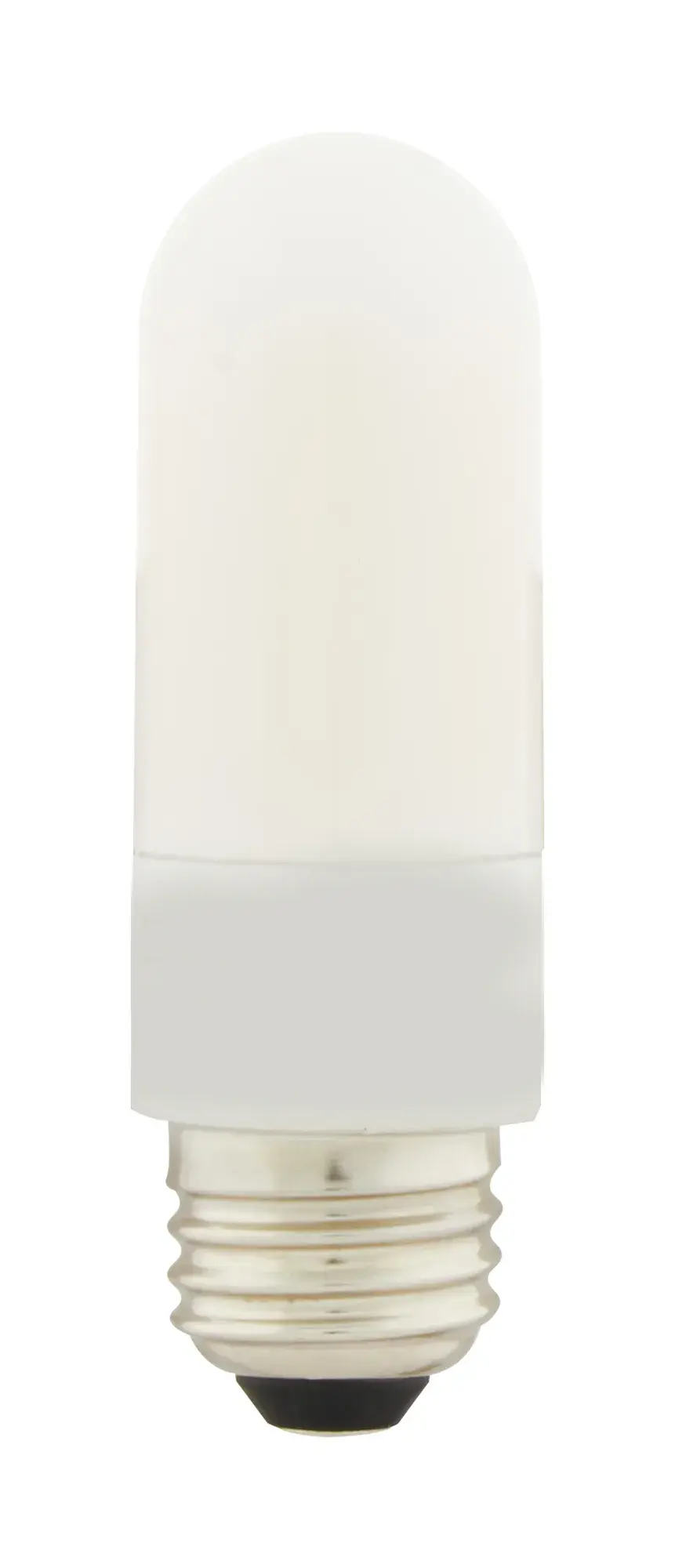 8 Watt T10 LED - Frosted - Medium base - 3000K - High Lumen - 120 Volt - Non-Dimmable - Carded - Image 1