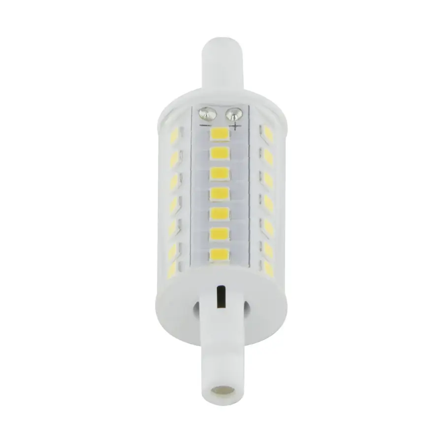 6 Watt LED Bulb - J-Type T3 78mm - 120 Volt - R7S Base - 4000K - Double Ended - 200 Degree Beam Angle - Image 1