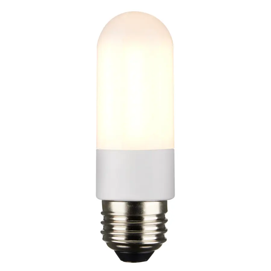 8 Watt T10 LED - Frosted - Medium base - 3000K - High Lumen - 120 Volt - 90 CRI - Dimmable - Carded - Image 2