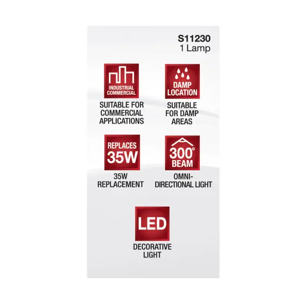 3.5 Watt - JCD LED - Clear - 3000K - G9 Base - 120 Volt - Image 7