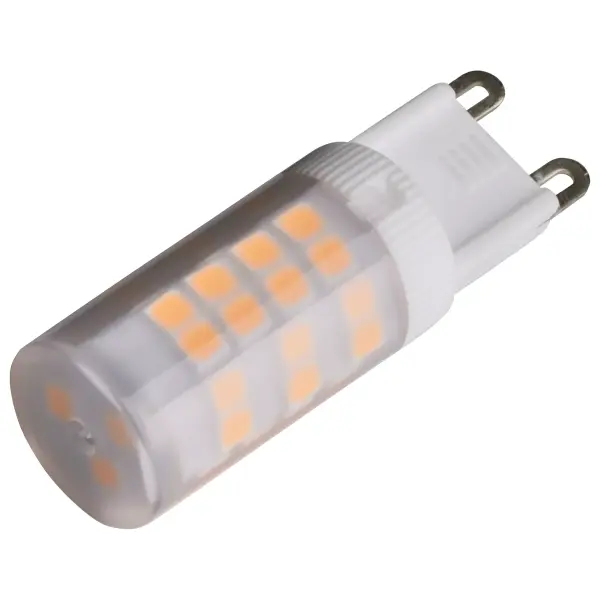 Transform your surroundings with SATCO NUVO's selection of GY6.35, G8, and G9 Halogen replacement lamps, engineered for optimal energy efficiency and affordability. Offering a range of shapes, bases, CCT's, and finishes, these lamps utilize cutting-edge LED technology for substantial long-term savings. Emitting a 300-degree omni-directional light, these lamps are ideal for accentuating various settings including chandeliers, display lighting, landscapes, and displays. Explore our diverse selection to find the perfect lighting solution to deliver brilliantly focused light, tailored to meet your requirements. - alternate view