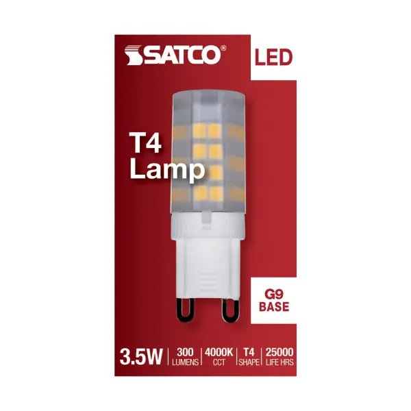 3.5 Watt - JCD LED - Frost - 4000K - G9 Base - 120 Volt - Image 4