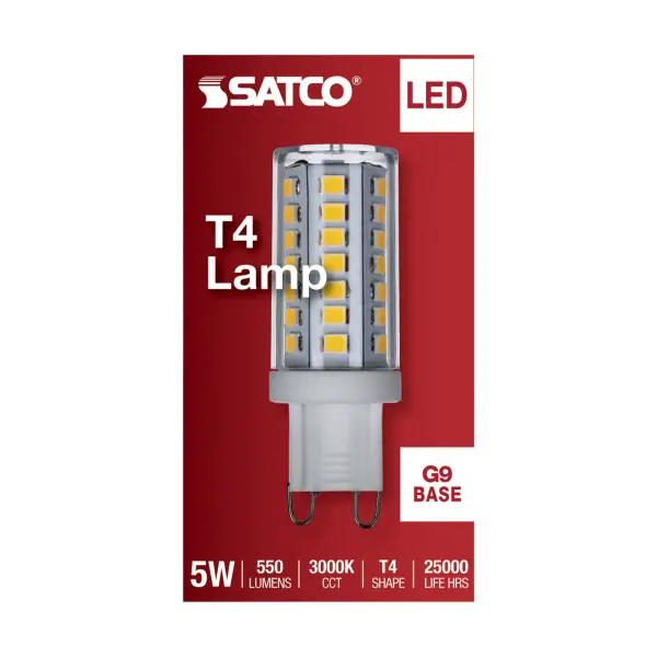 5 Watt - JCD LED - Clear - 3000K - G9 Base - 120 Volt - Image 4