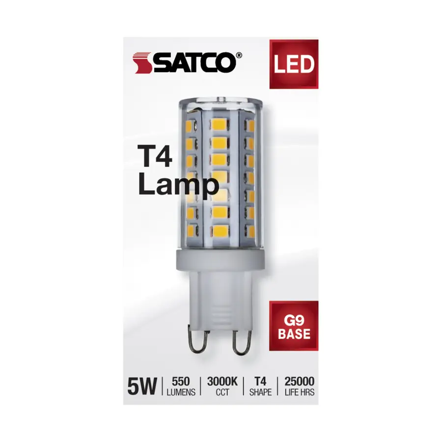 5 Watt - JCD LED - Clear - 3000K - G9 Base - 120 Volt - Image 5