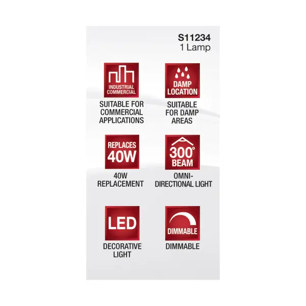 5 Watt - JCD LED - Clear - 3000K - G9 Base - 120 Volt - Image 6