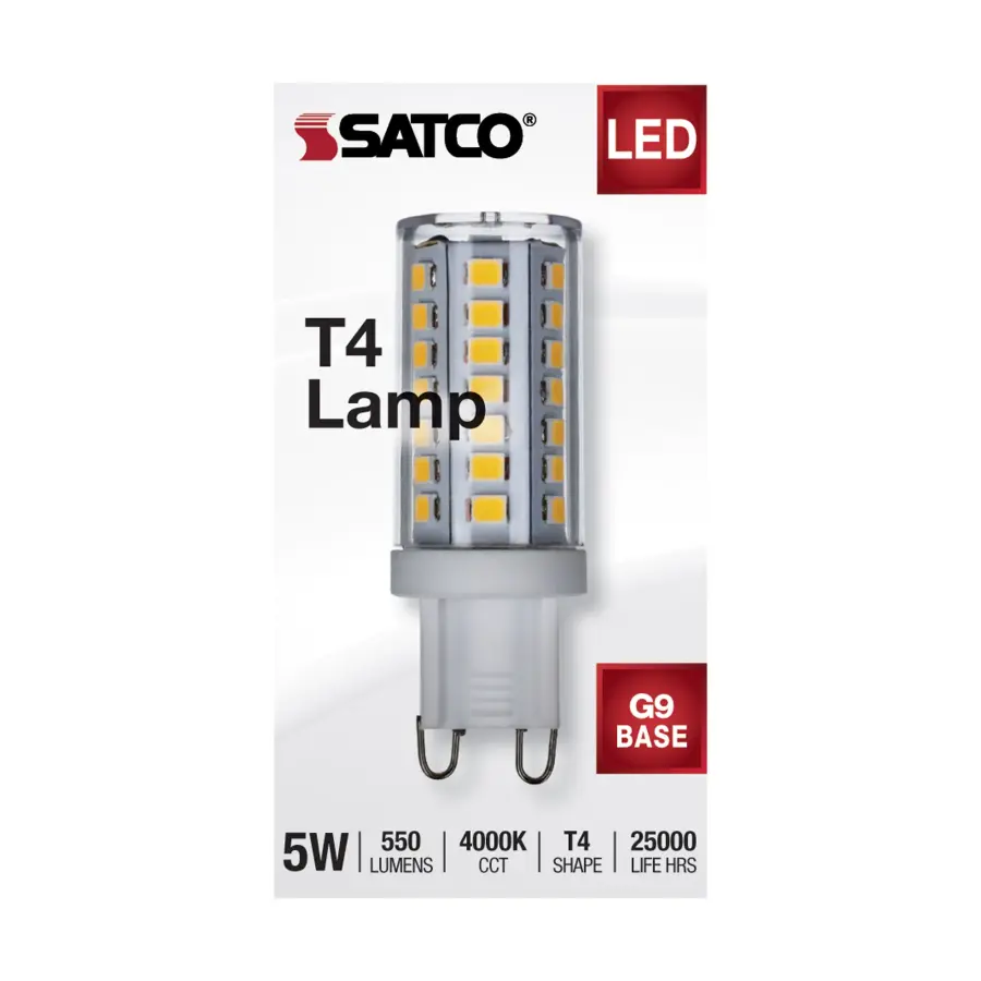 5 Watt - JCD LED - Clear - 4000K - G9 Base - 120 Volt - Image 5