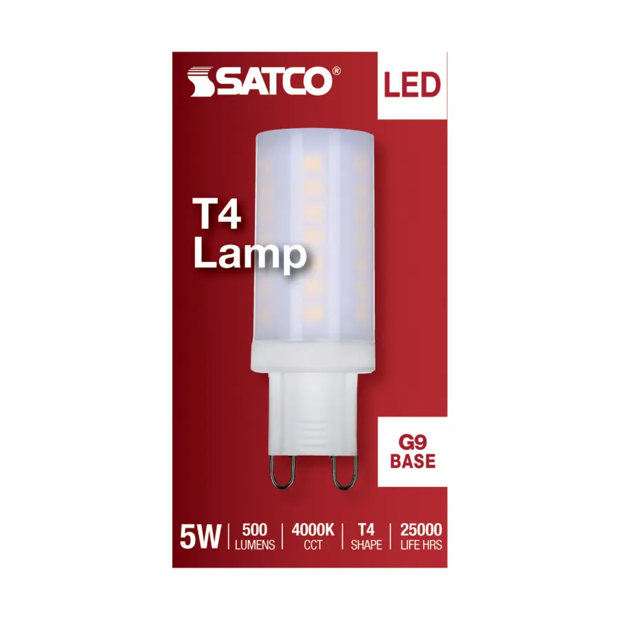 5 Watt - JCD LED - Frost - 4000K - G9 Base - 120 Volt - Image 4