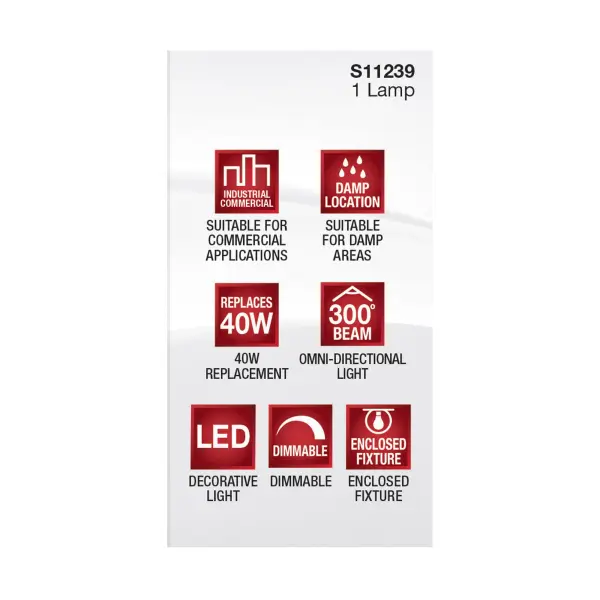 5 Watt G9 LED - Clear - 5000K - T4 Shape - 120 Volt - Image 5