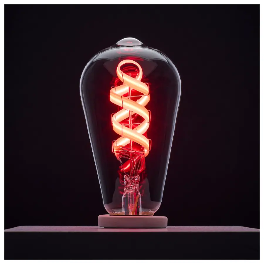 6 Watt - ST19 LED - 2700K-5000K RGB/Tunable White - Starfish IOT - Clear - Medium Base - 120 Volt - Image 2