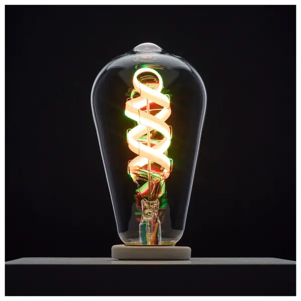 6 Watt - ST19 LED - 2700K-5000K RGB/Tunable White - Starfish IOT - Clear - Medium Base - 120 Volt - Image 3