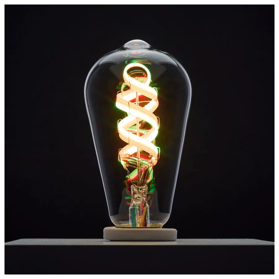 6 Watt - ST19 LED - 2700K-5000K RGB/Tunable White - Starfish IOT - Clear - Medium Base - 120 Volt - Image 3