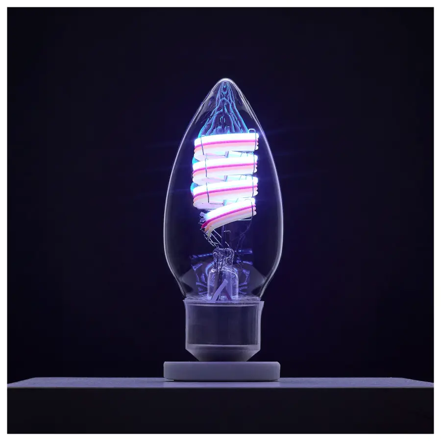 4 Watt - B11 LED - 2700K-5000K RGB/Tunable White - Starfish IOT - Clear - Candelabra Base - 120 Volt - Image 5