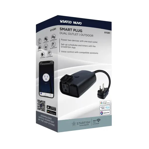 Starfish Smart Outdoor Dual Plug-In Outlet - 15 Amps - 1875 Watts - Image 11