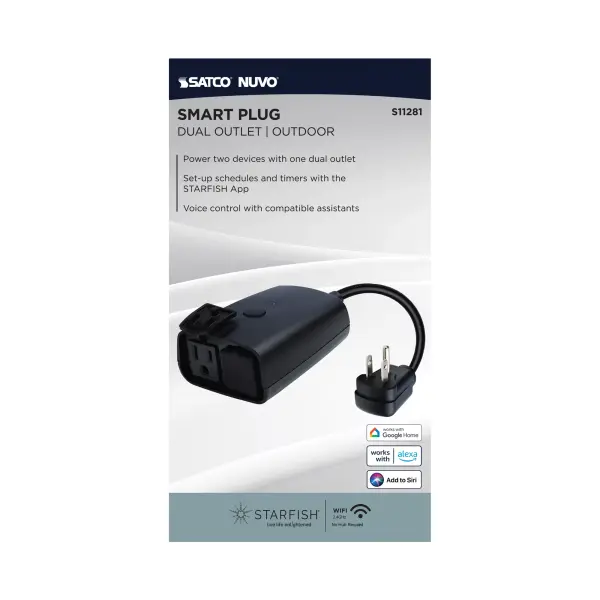 Starfish Smart Outdoor Dual Plug-In Outlet - 15 Amps - 1875 Watts - Image 7
