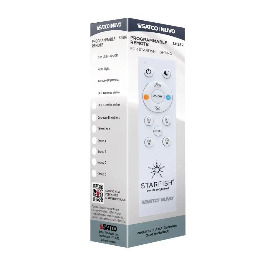Remote for Starfish Lighting - White Finish - Image 13
