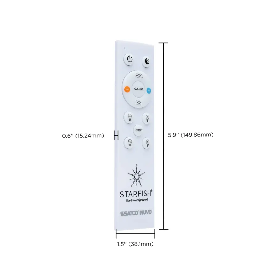 Remote for Starfish Lighting - White Finish - Image 15