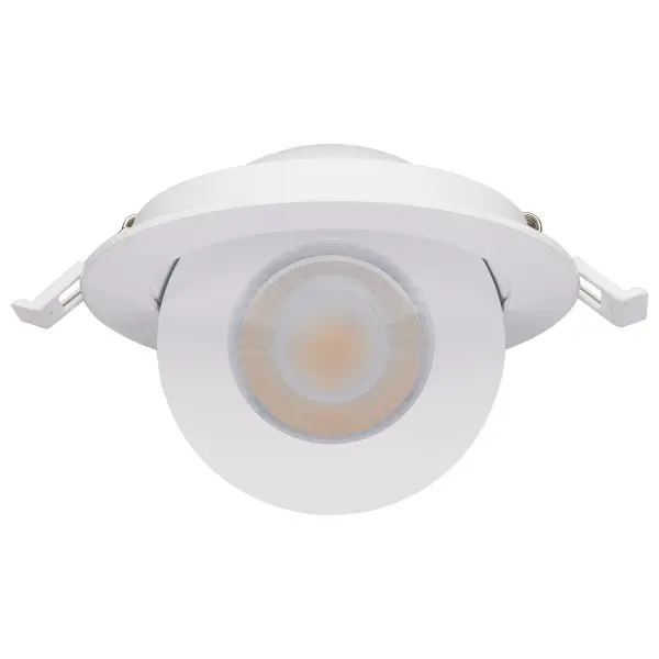 9 Watt - LED Gimbaled Downlight - 4 Inch - RGB & Tunable White - Round - Starfish IOT - White Finish - 650 Lumens - 120-277 Volt - Image 3