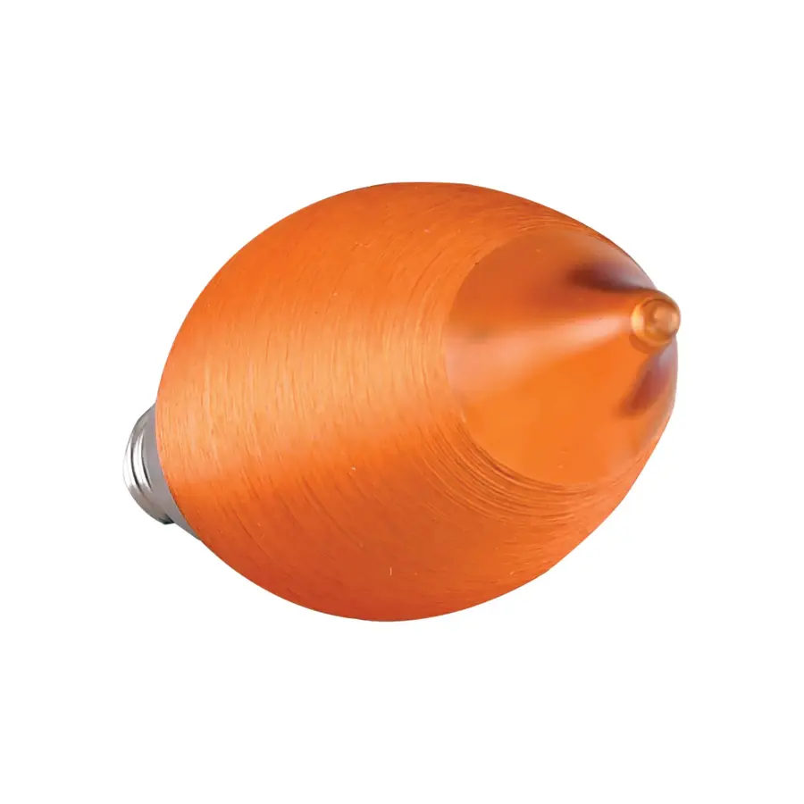2 Watt CA11 LED Filament - Satin Spun Amber - Candelabra base - 2100K - 120 Volt - Image 4