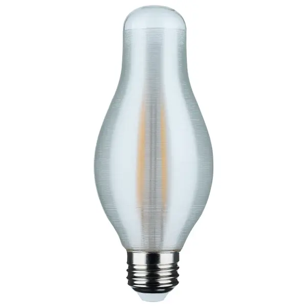 Discover the elegance of "Satco-Escent" Satin Spun light bulbs, which combine the classic charm of incandescent lighting with the advantages of modern LED technology. The exquisite Satin Spun finish evokes the look of a vintage gas flame, while the unique shape of the bulb adds a touch of contemporary style. This family is available in three color temperatures, ranging from a warm, inviting 2000K to a crisp, natural 5000K, making them perfect for clear or open fixtures throughout any residential or hospitality application. Designed to replace traditional 60W incandescent lamps, they provide 270 degrees of omni-directional light and feature smooth dimming capabilities down to 10 percent. These bulbs are a stylish, energy-efficient addition to any space they illuminate.