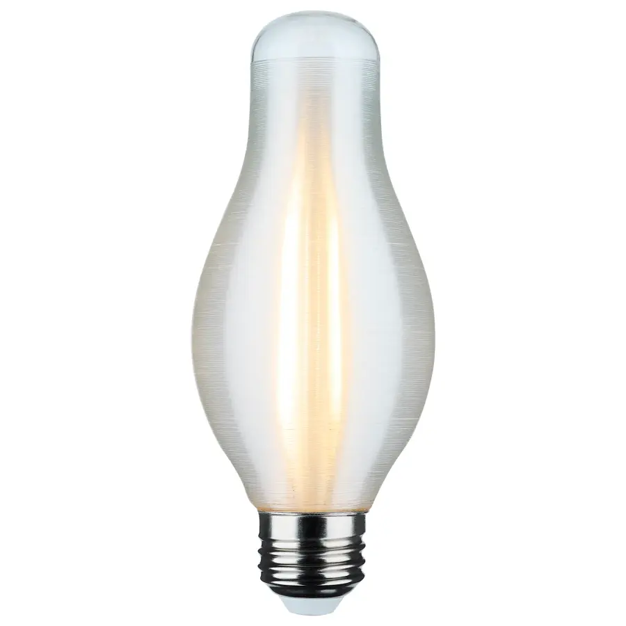 7 Watt H19 LED Filament - 3000K CCT - Medium Base - Satin Spun Finish - 120 Volt - Image 2