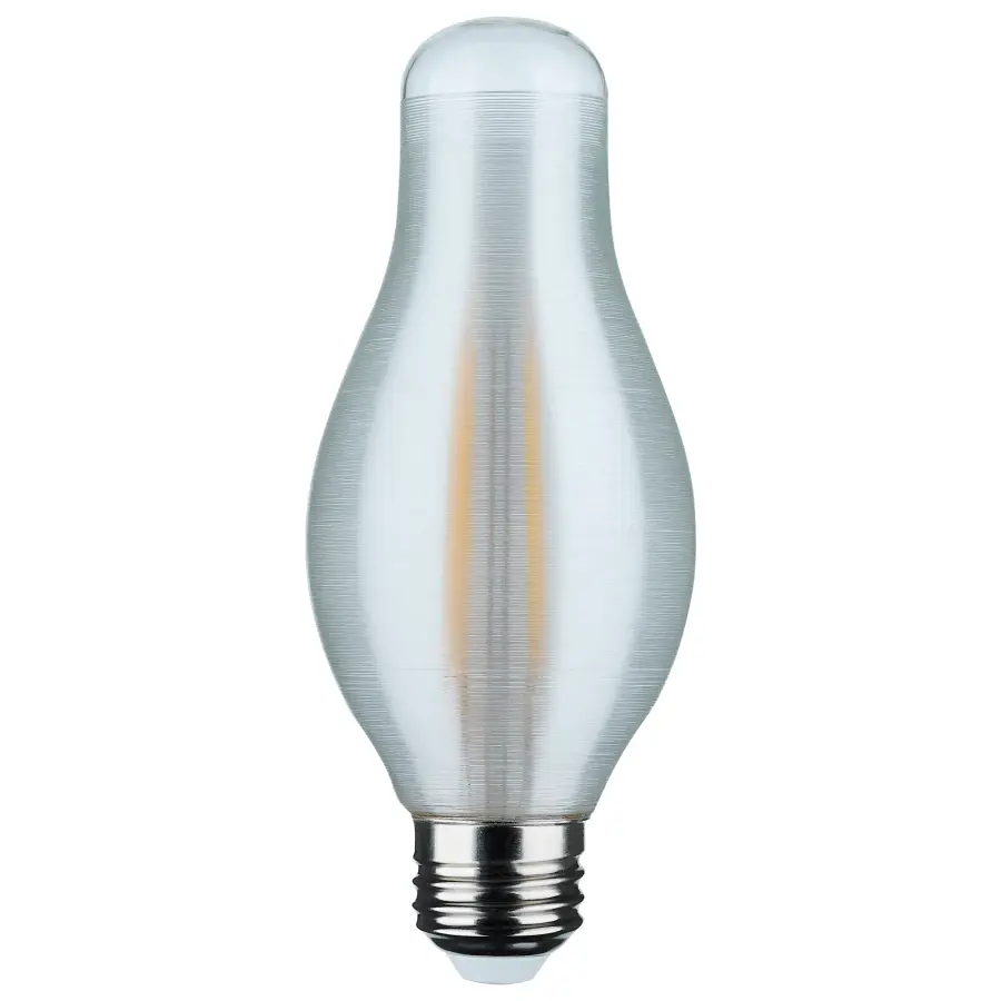 7 Watt H19 LED Filament - 5000K CCT - Medium Base - Satin Spun Finish - 120 Volt - Image 1