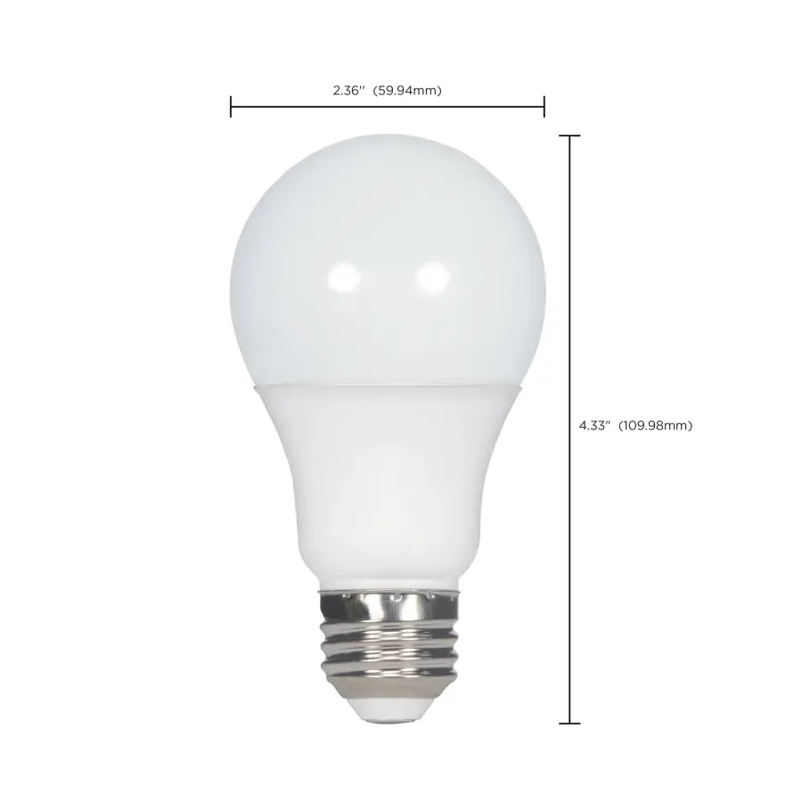 5.5 Watt - A19 LED - 3000K - Medium base - 220 deg. Beam Angle - 120 Volt - Image 9