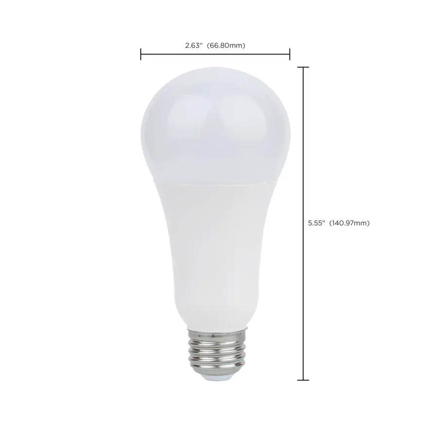 20 Watt - A21 LED - 3000K - Medium base - 220 deg. Beam Angle - 120-277 Volt - Image 9