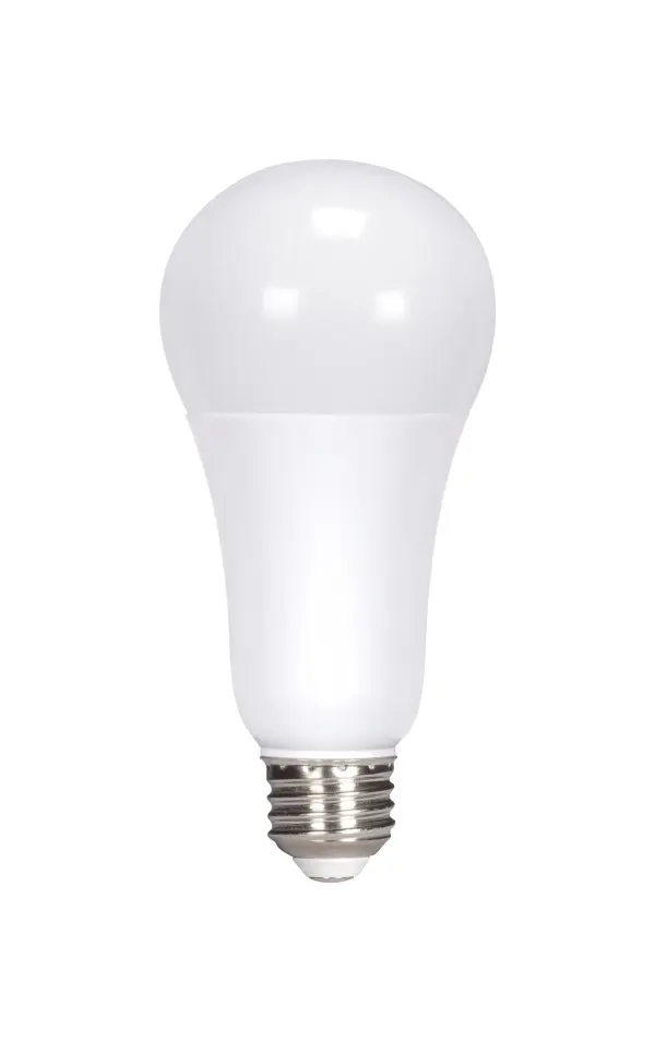 Satco's 20-watt bulb is an elegant and versatile lighting solution for residential and commercial applications. Illuminate living rooms, dining rooms, and office spaces with this white, LED bulb. This bulb has a beam spread of 220 degrees and delivers 25,000 hours of cool white light.