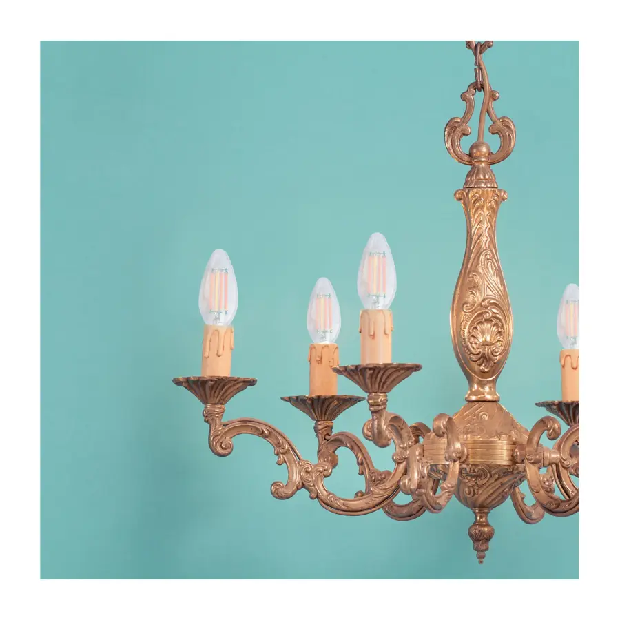 8 Watt C11 LED Filament - Clear - Candelabra base - 2700K - 90 CRI - 760 Lumens - 120 Volt - Image 8
