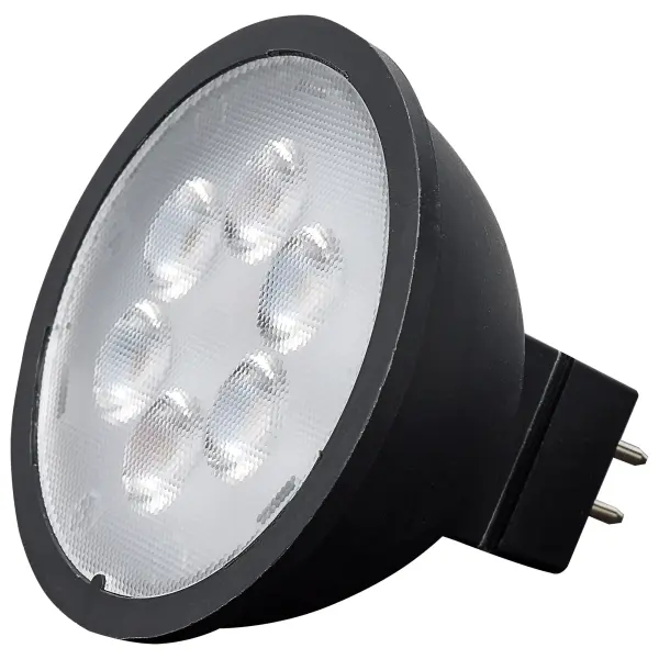 SATCO NUVO's LED MR16 Lamps are a mainstay of accent lighting. Providing focused illumination where it's needed most with spot or flood lighting to highlight the point of attention in retail, hospitality, restaurant, or residential settings. Choose from black or gray housings, and 2700K, 3000K, 3500K, 4000K, and 5000K color temperatures to match the decor and ambiance of any space.