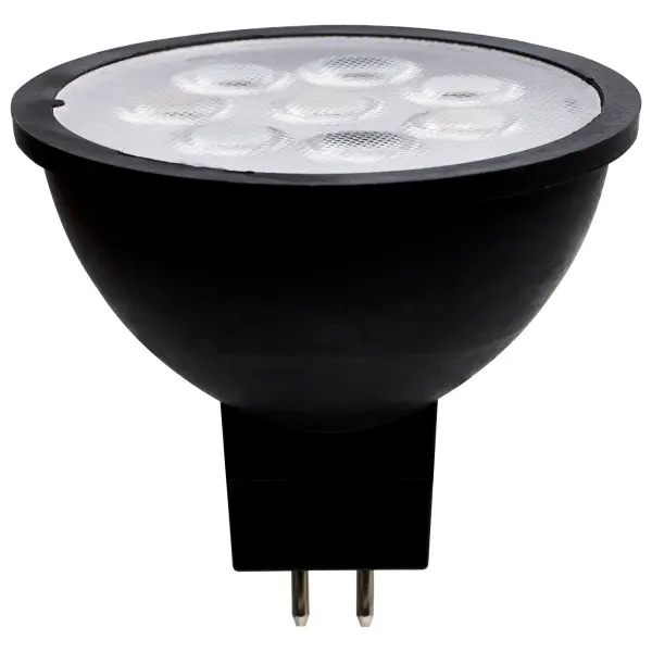 SATCO NUVO's LED MR16 Lamps are a mainstay of accent lighting. Providing focused illumination where it's needed most with spot or flood lighting to highlight the point of attention in retail, hospitality, restaurant, or residential settings. Choose from black or gray housings, and 2700K, 3000K, 3500K, 4000K, and 5000K color temperatures to match the decor and ambiance of any space. - alternate view
