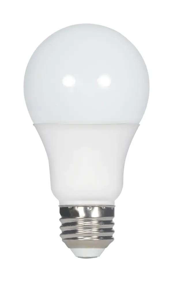 Satco's 9-watt LED lamp is traditional, yet contemporary with its sleek finish and energy saving LED technology. Elegantly illuminate any room in the house with this 100 pack of stylish white bulbs. Sophisticated and modern, this lamp delivers 10,000 hours of warm white light.