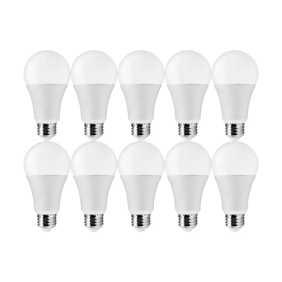 14 Watt A19 LED - 5000K - 100 Watt Replacement - Medium base - 220 deg. Beam Angle - 10-Pack - Image 1