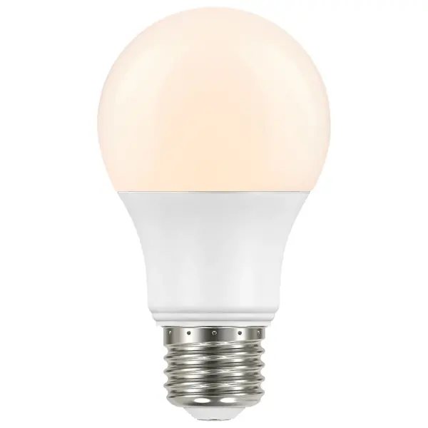 SATCO NUVO's LED dusk to dawn light bulbs are designed to automatically turn on at sunset and turn off at sunrise, providing convenient, energy-efficient lighting. Equipped with built-in sensors that detect ambient light levels, these bulbs ensure continuous illumination throughout the night without the need for manual intervention. They are ideal for outdoor spaces such as porches, driveways, and gardens, enhancing security and visibility. By reducing energy consumption and extending the lifespan of the bulb through precise usage, dusk to dawn light bulbs offer a practical and cost-effective lighting solution for both residential and commercial properties. - alternate view