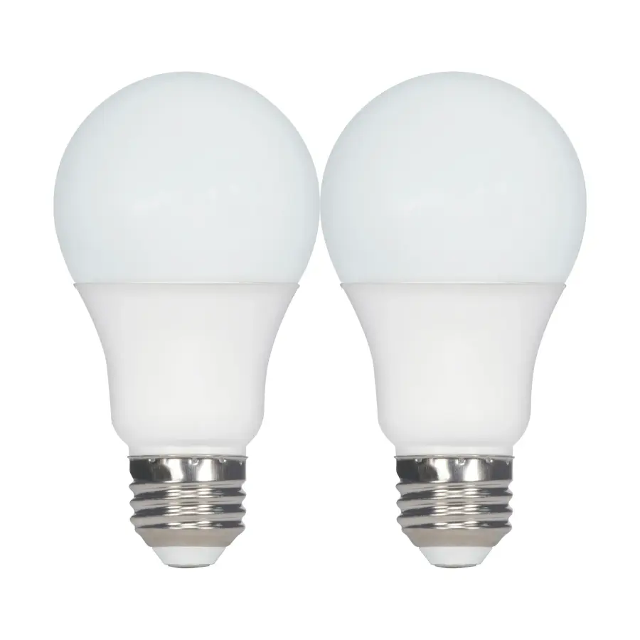 9.8 Watt - A19 LED - 5000K - Medium base - 220 deg. Beam Angle -120 Volt - Pack of 2 - Image 1