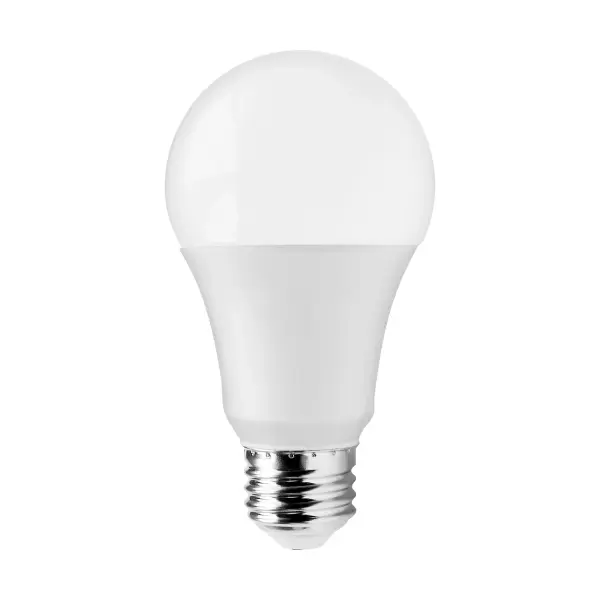 Satco's 12-watt LED A19 LED General Service lamp is approved for use in totally enclosed fixtures. Illuminate living rooms, kitchens, and dining rooms with this sleek white bulb. Sold in a pack of 10, this bulb delivers 10,000 hours of natural white light. - alternate view