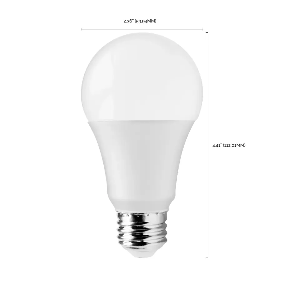 12 Watt A19 LED - 5000K - 75 Watt Replacement - Medium base - 220 deg. Beam Angle - 10-Pack - Image 9
