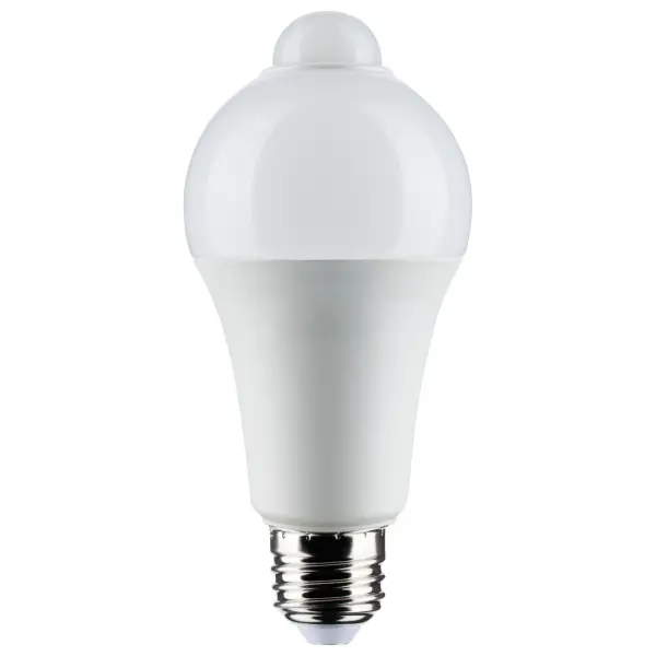 Transform your luminaire into a motion-activated light source with ease using SATCO NUVO's PIR screw-base lamps. These innovative lamps come equipped with an integrated motion sensor, so you wont' have to worry about any additional wiring. Designed with convenience in mind, these lamps can be easily installed in any application to improve safety and security. Whether you're looking for the A19 or PAR38 bulb shape, SATCO NUVO has got you covered. Plus, with a wet location rating, you can confidently use these lamps indoors or outdoors, even in harsh weather conditions. Ideal for walkways, entryways, and garages, these lamps provide exceptional brightness and illumination while adding an extra layer of safety and security to your property.