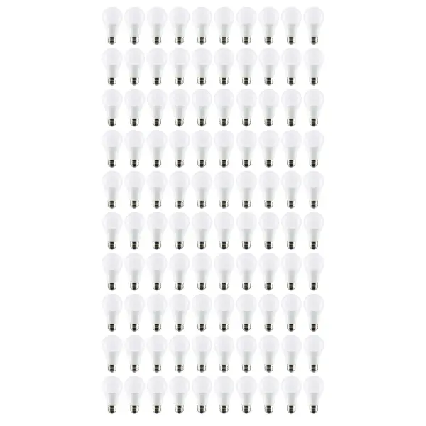14 Watt A19 LED - Frost Finish - Medium Base - 1520 Lumens - Warm White - 120 Volt - 100-Pack - Image 5
