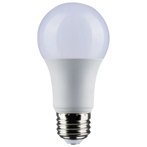 Satco's 10.5-watt, A19 LED agriculture bulb is an ideal lighting solution for growing flora within the home. Perfect for growing plant life in areas that need extra illumination, start your indoor garden with this energy efficient bulb. This dimmable, white bulb delivers 25,000 hours of exceptional illumination.