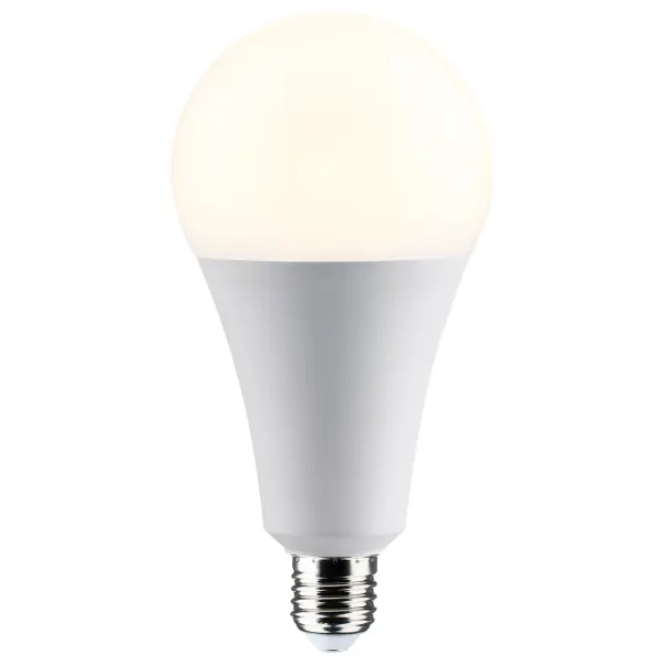 Satco's 30 watt, LED lamp is traditional, yet contemporary with its sleek finish and energy saving LED technology. Elegantly illuminate any room in the house with this versatile white bulb. This LED lamp has a high lumens count and delivers 15,000 hours of soft white light. - alternate view