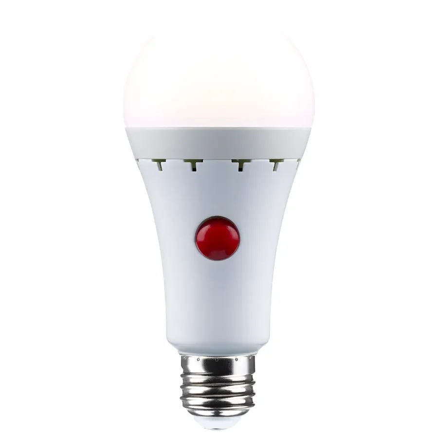 8 Watt A21 LED - 3000K - Medium Base - 120 Volt - 80 CRI - Battery Backup - Image 2