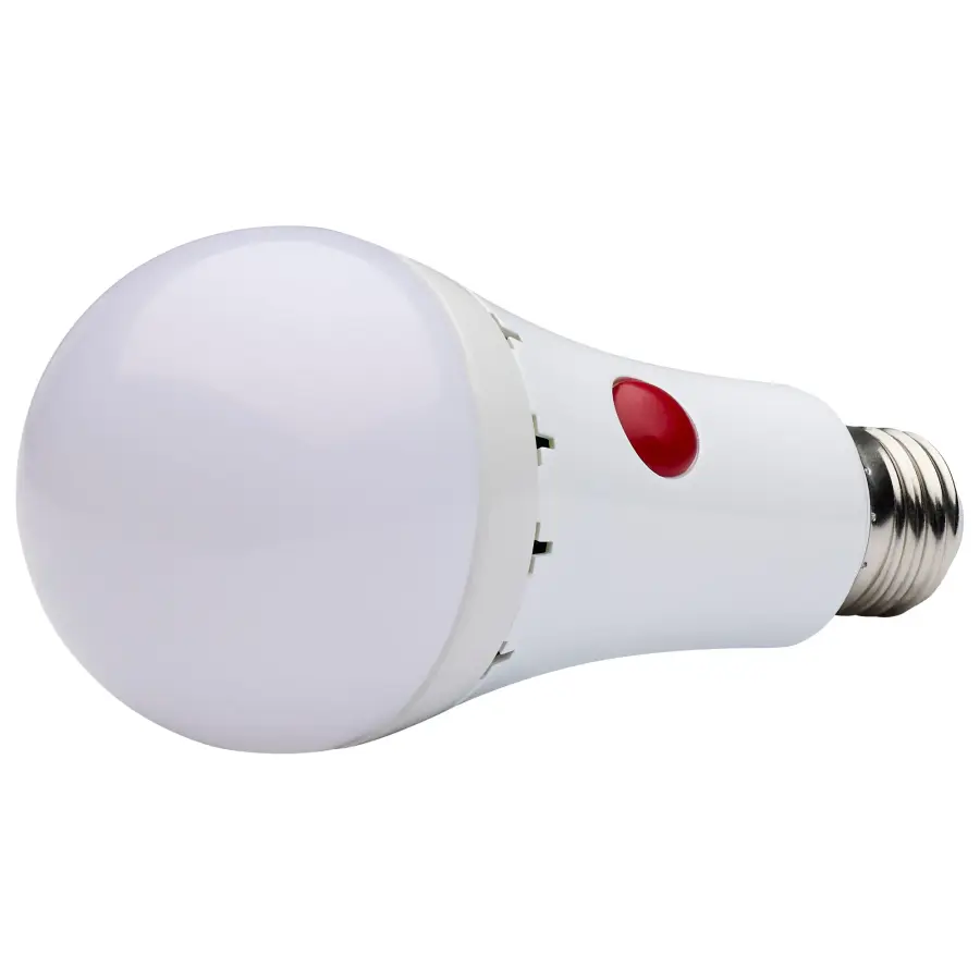 8 Watt A21 LED - 3000K - Medium Base - 120 Volt - 80 CRI - Battery Backup - Image 3