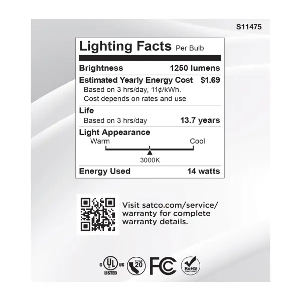 14 Watt Dusk to Dawn LED - PAR38 - 3000K - Medium Base - White Finish - 120 Volt - Image 6