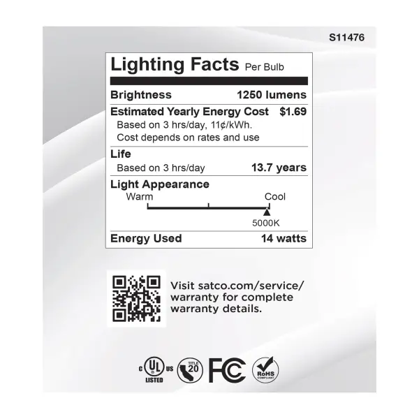 14 Watt Dusk to Dawn LED - PAR38 - 5000K - Medium Base - White Finish - 120 Volt - Image 6